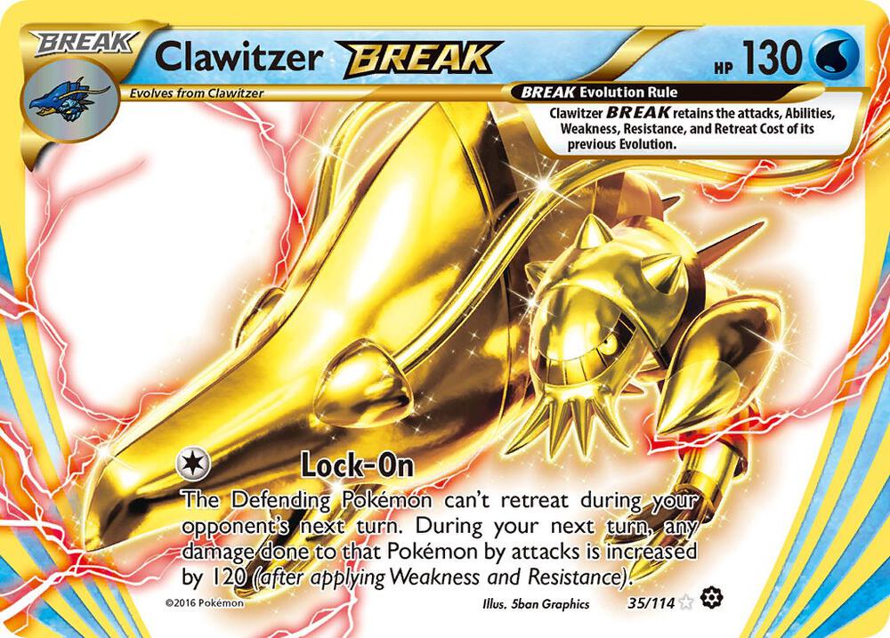 Clawitzer BREAK - 35/114 | Rare BREAK | (STS | XY - Steam Siege)