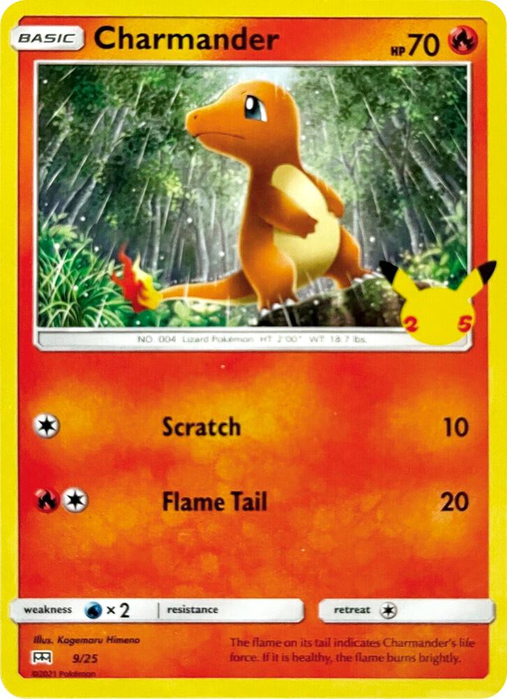 Charmander - 9/25 - 009/025 | Promo | (M21 | McDonald's 25th Anniversary Promos)