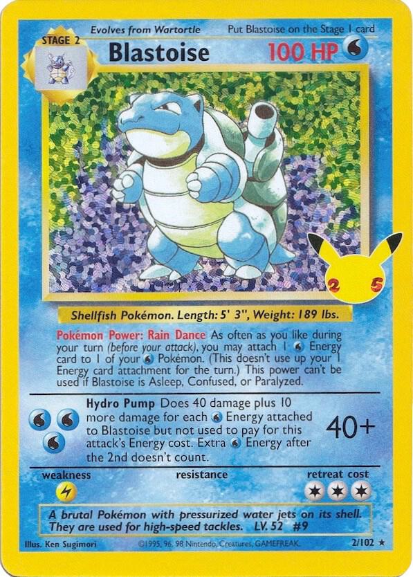 Blastoise - 2/102 | Classic Collection | (CCC | Celebrations: Classic Collection)