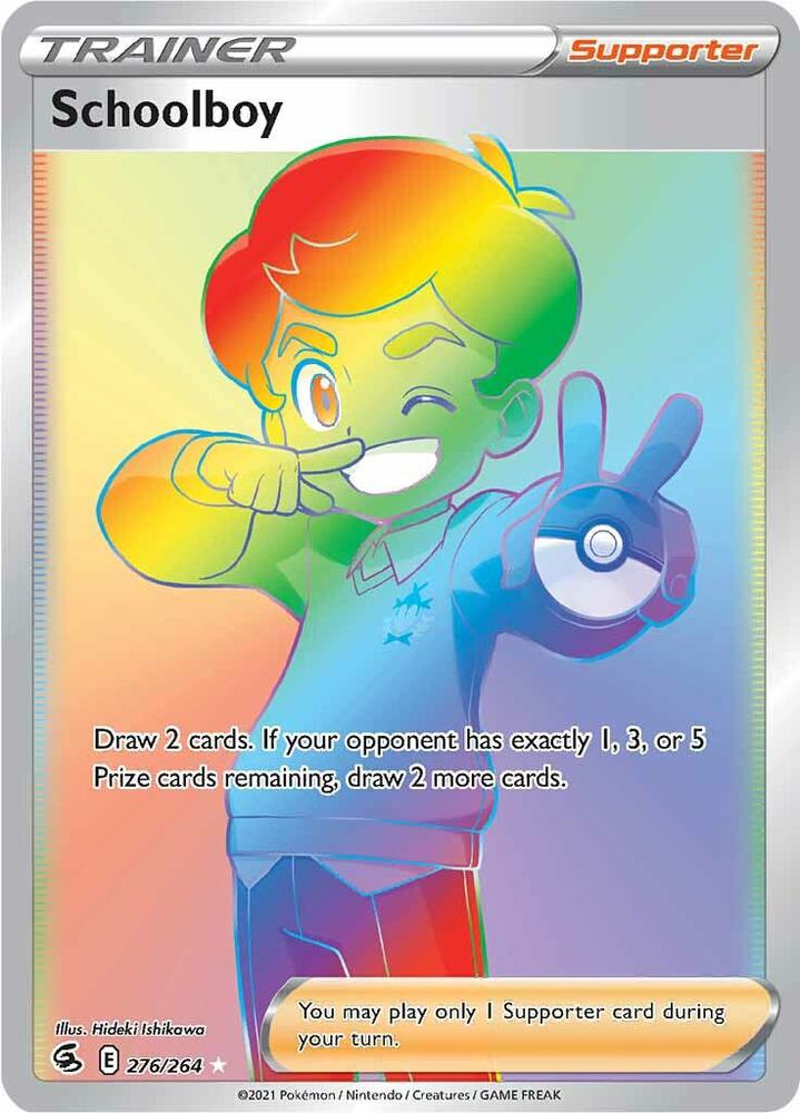 Schoolboy (Secret) - 276/264 | Secret Rare | (SWSH08 | SWSH08: Fusion Strike)