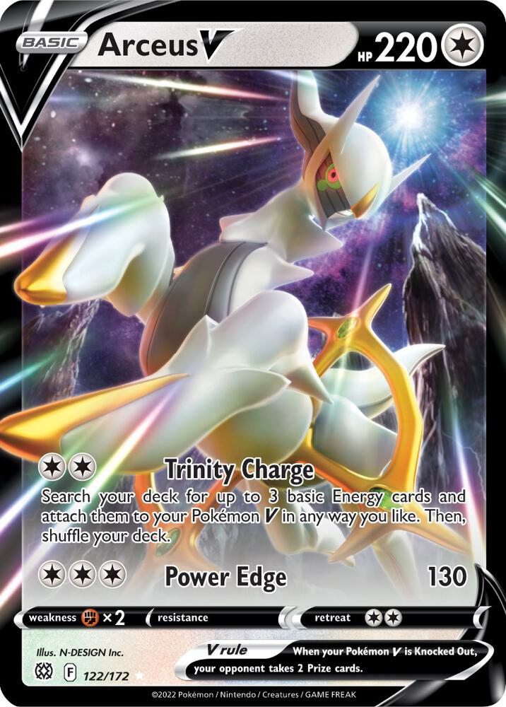 Arceus V - 122/172 | Ultra Rare | (SWSH09 | SWSH09: Brilliant Stars)