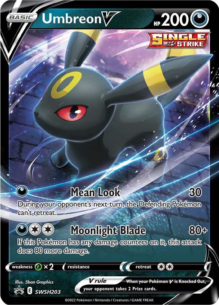 Umbreon V - SWSH203 | Promo | (SWSD | SWSH: Sword & Shield Promo Cards)