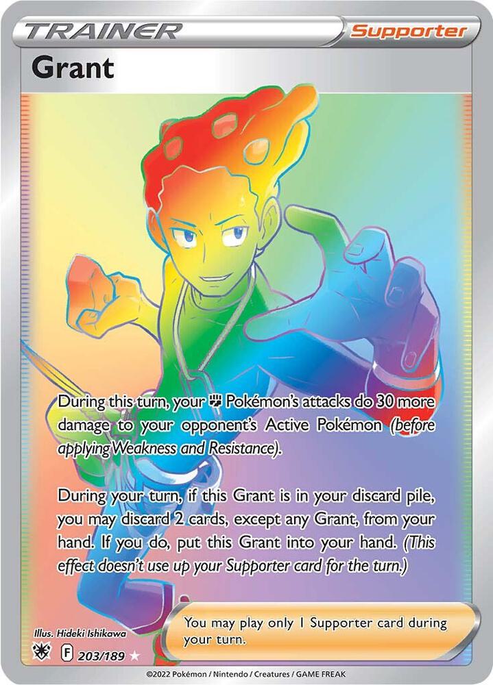 Grant (Secret) - 203/189 | Secret Rare | (SWSH10 | SWSH10: Astral Radiance)