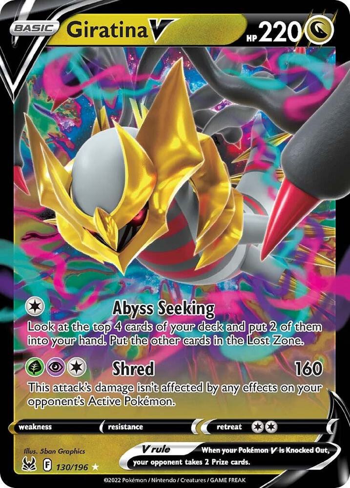 Giratina V - 130/196 | Ultra Rare | (SWSH11 | SWSH11: Lost Origin)