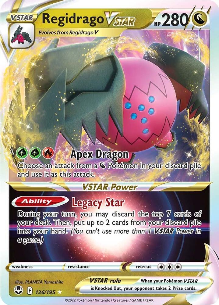 Regidrago VSTAR - 136/195 | Ultra Rare | (SWSH12 | SWSH12: Silver Tempest)