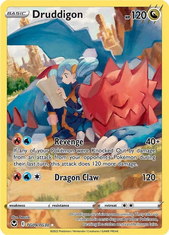 Druddigon - TG09/TG30 | Ultra Rare | (SWSH12: TG | SWSH12: Silver Tempest Trainer Gallery)