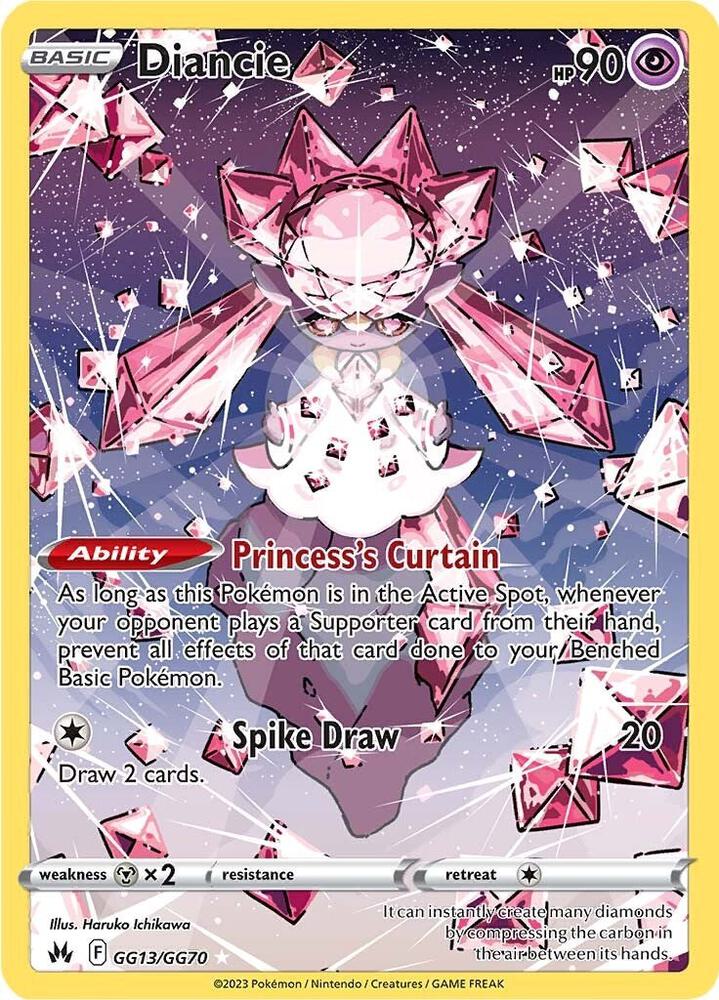 Diancie - GG13/GG70 | Ultra Rare | (CRZ:GG | SWSH: Crown Zenith: Galarian Gallery)