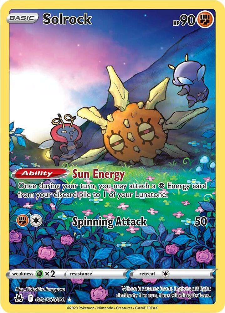 Solrock - GG15/GG70 | Ultra Rare | (CRZ:GG | SWSH: Crown Zenith: Galarian Gallery)