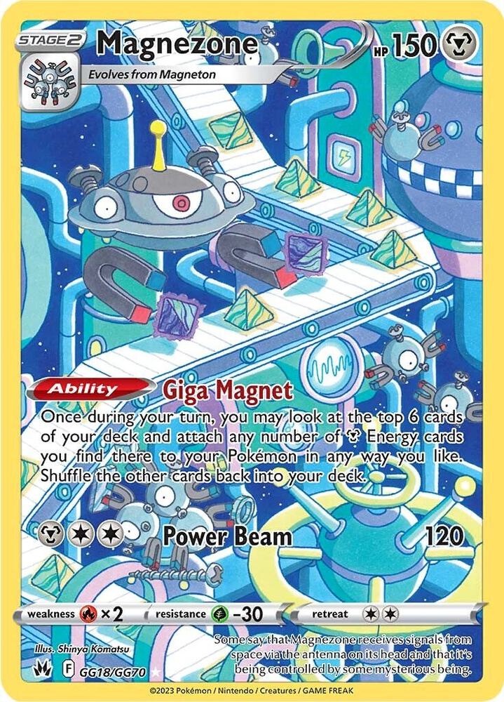 Magnezone - GG18/GG70 | Ultra Rare | (CRZ:GG | SWSH: Crown Zenith: Galarian Gallery)