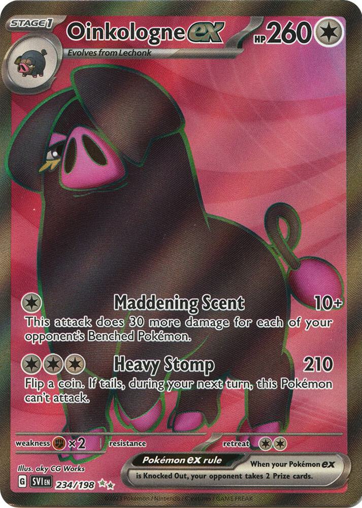 Oinkologne ex - 234/198 | Ultra Rare | (SVI | SV01: Scarlet & Violet Base Set)
