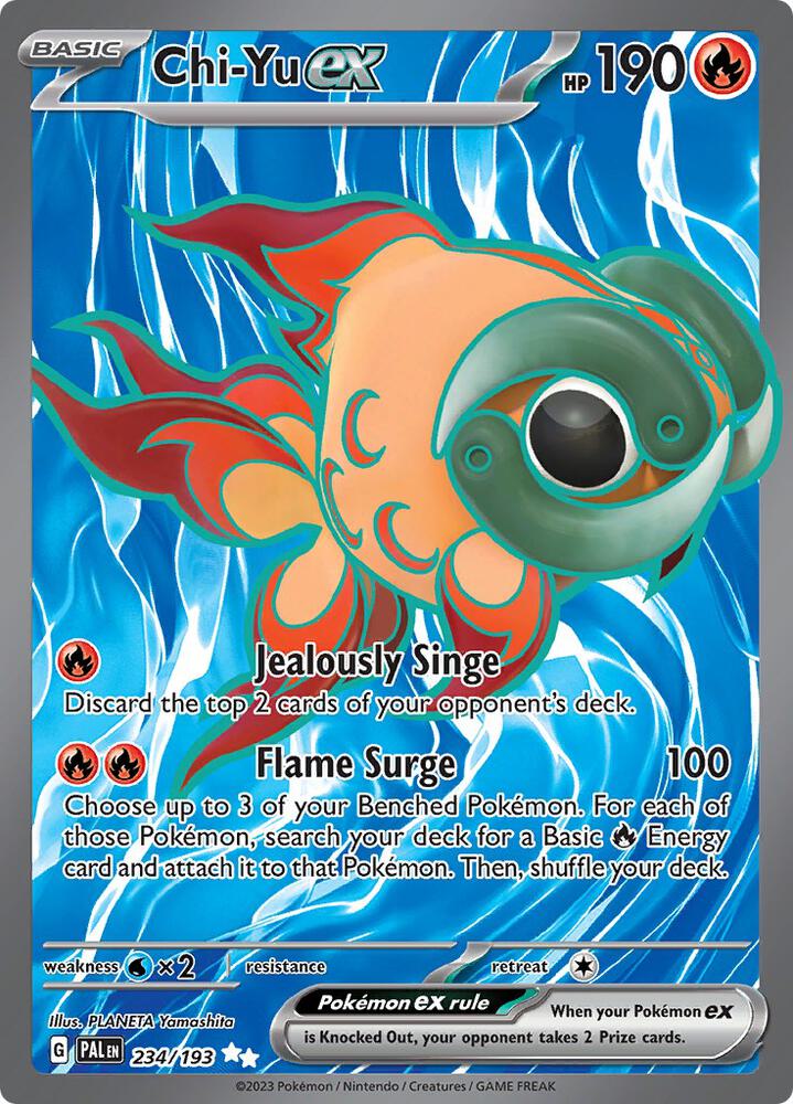 Chi-Yu ex - 234/193 | Ultra Rare | (PAL | SV02: Paldea Evolved)