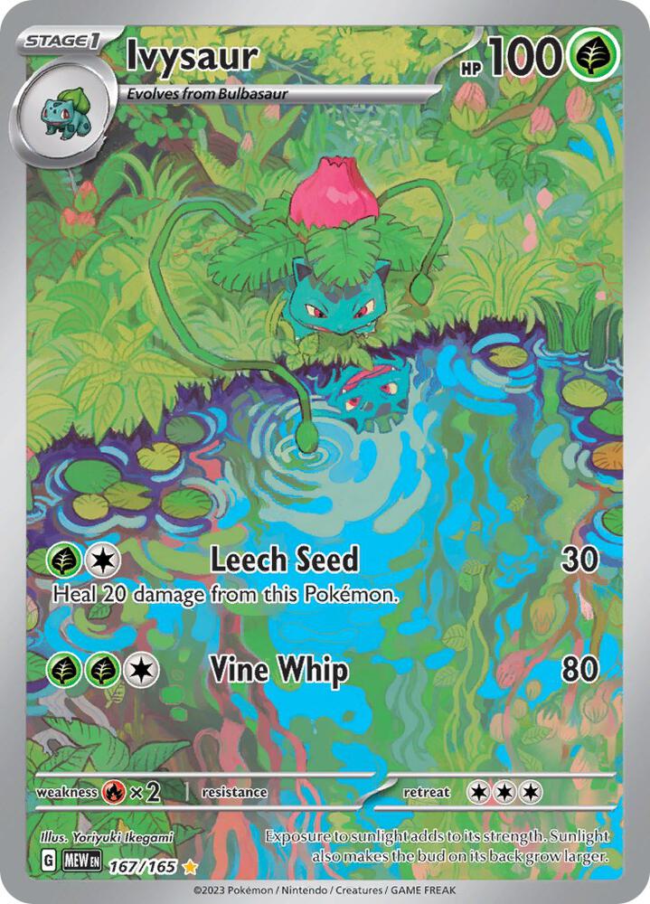 Ivysaur - 167/165 | Illustration Rare | (MEW | SV: Scarlet & Violet 151)