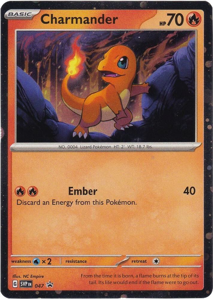 Charmander (Cosmos Holo) - 047 | Promo | (SVP | SV: Scarlet & Violet Promo Cards)
