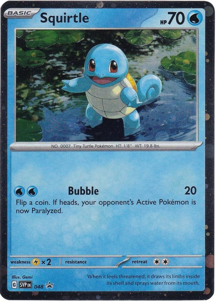 Squirtle (Cosmos Holo) - 048 | Promo | (SVP | SV: Scarlet & Violet Promo Cards)