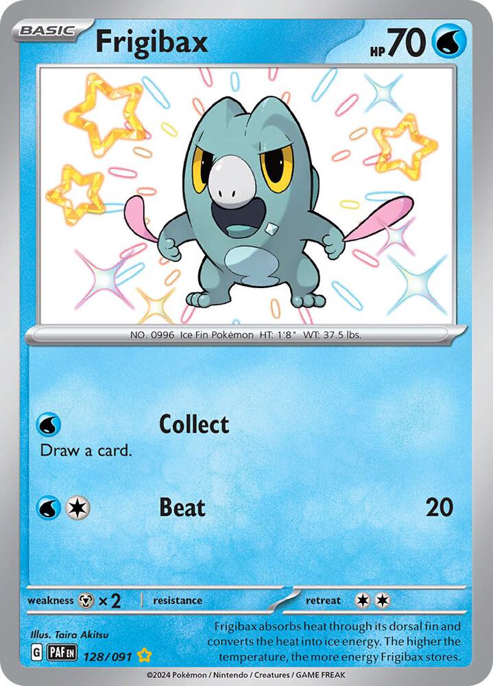 Frigibax - 128/091 | Shiny Rare | (PAF | SV: Paldean Fates)