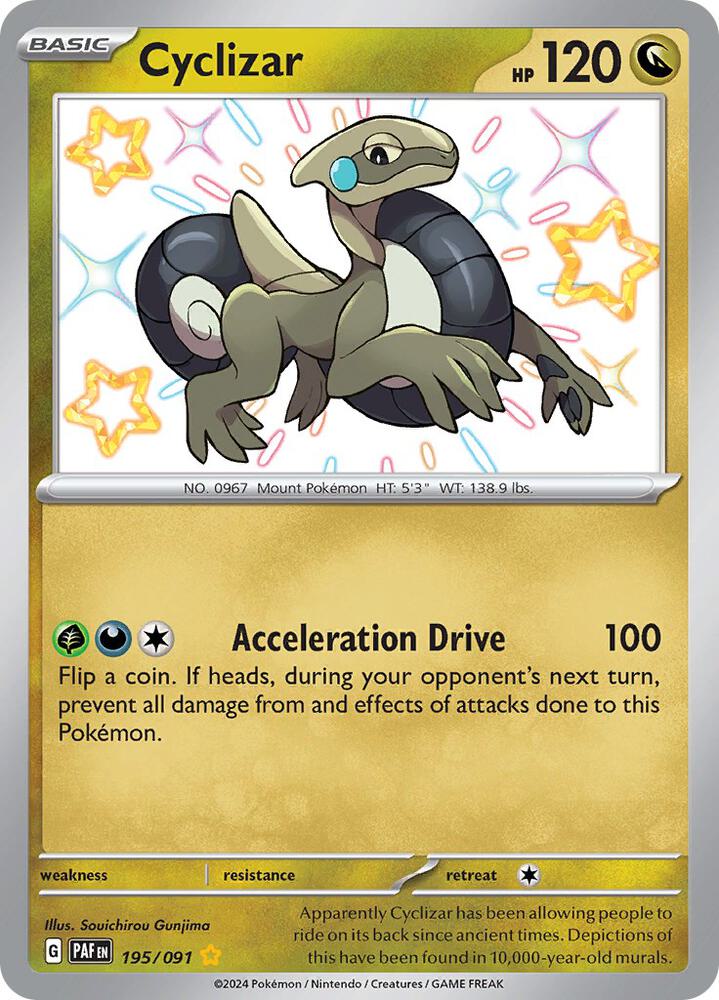 Cyclizar - 195/091 | Shiny Rare | (PAF | SV: Paldean Fates)