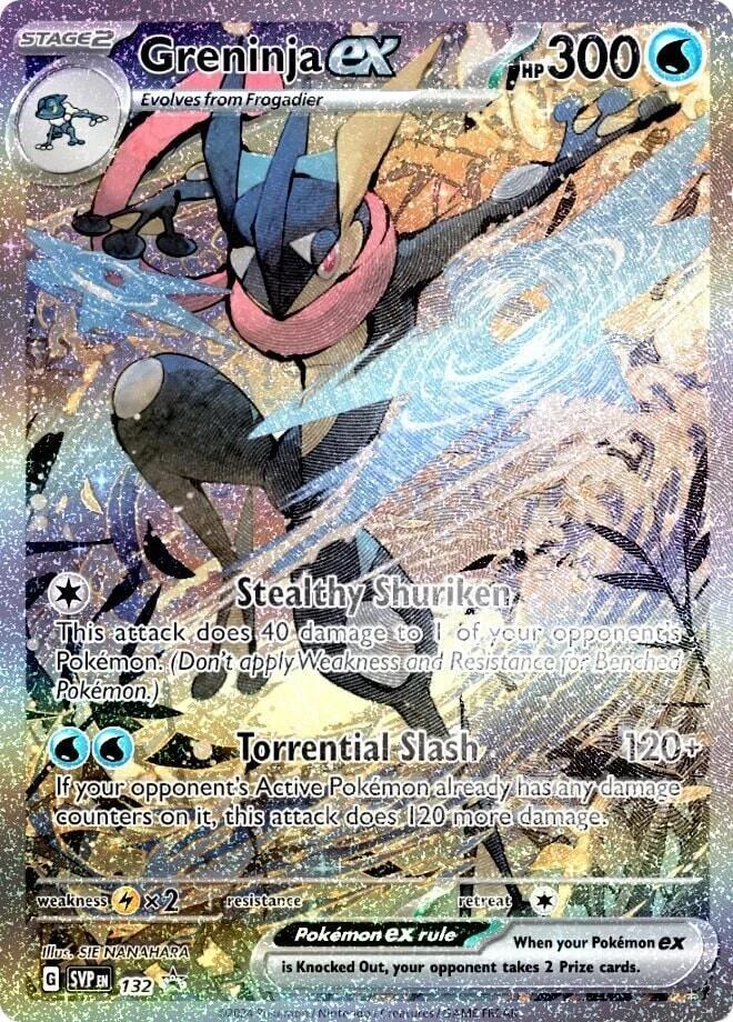 Greninja ex - 132 | Promo | (SVP | SV: Scarlet & Violet Promo Cards)