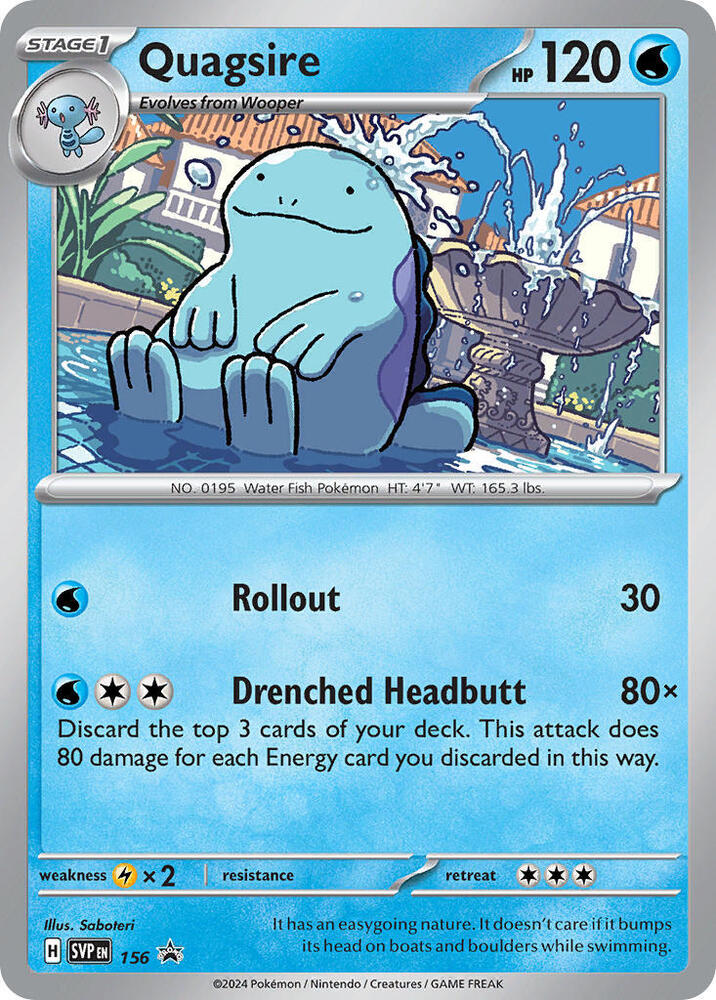Quagsire - 156 | Promo | (SVP | SV: Scarlet & Violet Promo Cards)