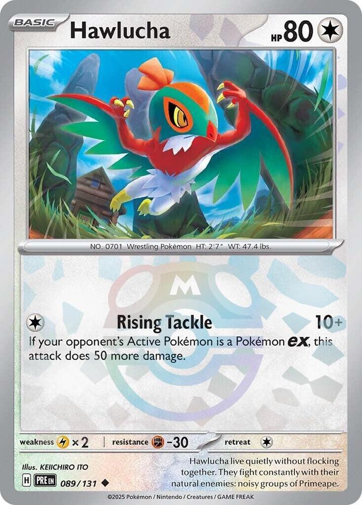 Hawlucha (Master Ball Pattern) - 089/131 | Uncommon | (PRE | SV: Prismatic Evolutions)