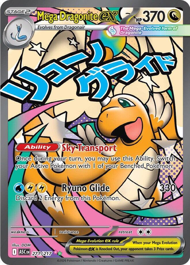 Mega Dragonite ex - 271/217 | Mega Attack Rare | (ASC | ME: Ascended Heroes)