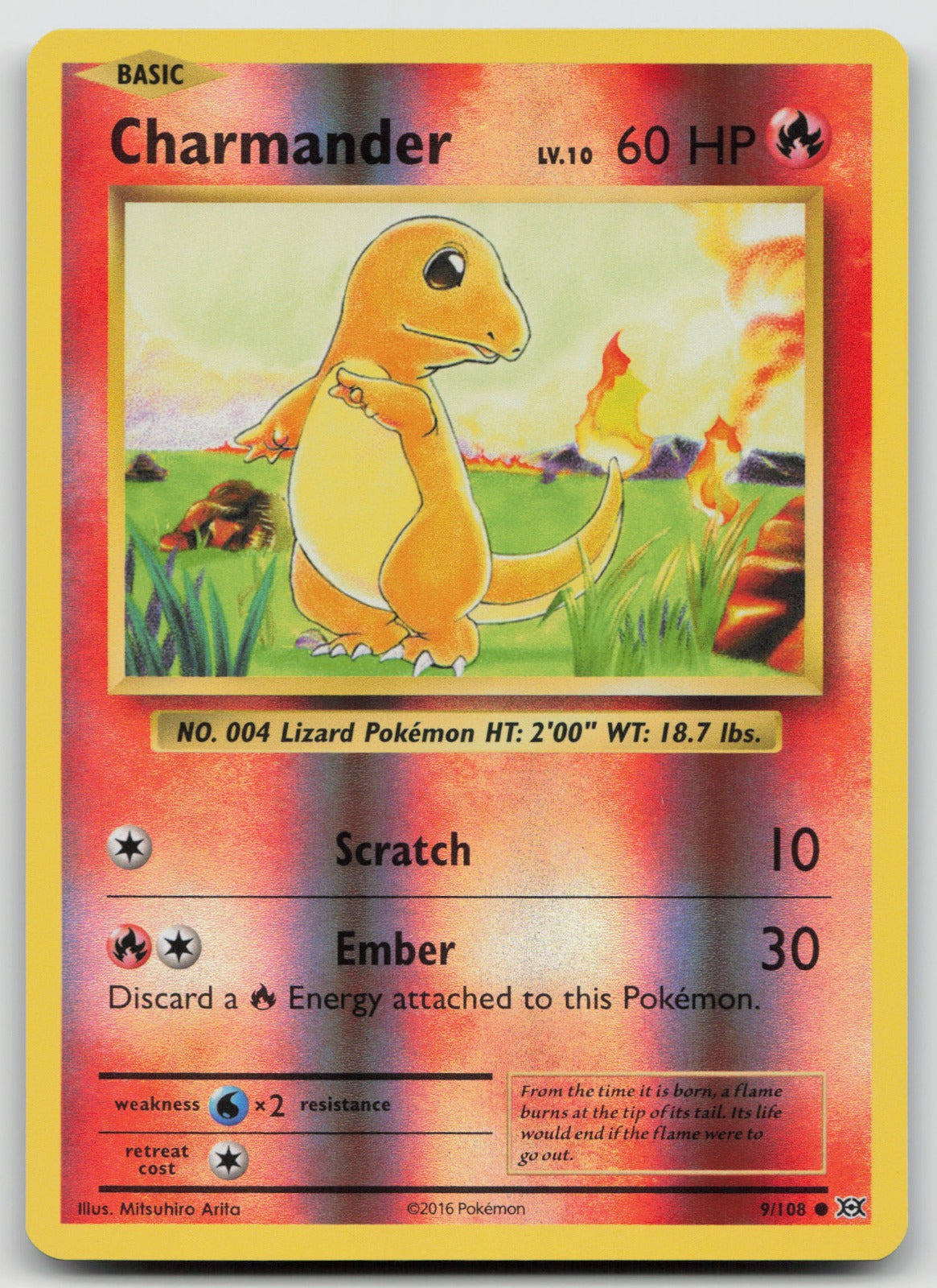 Charmander - 9/108 | Common | (EVO | XY - Evolutions)