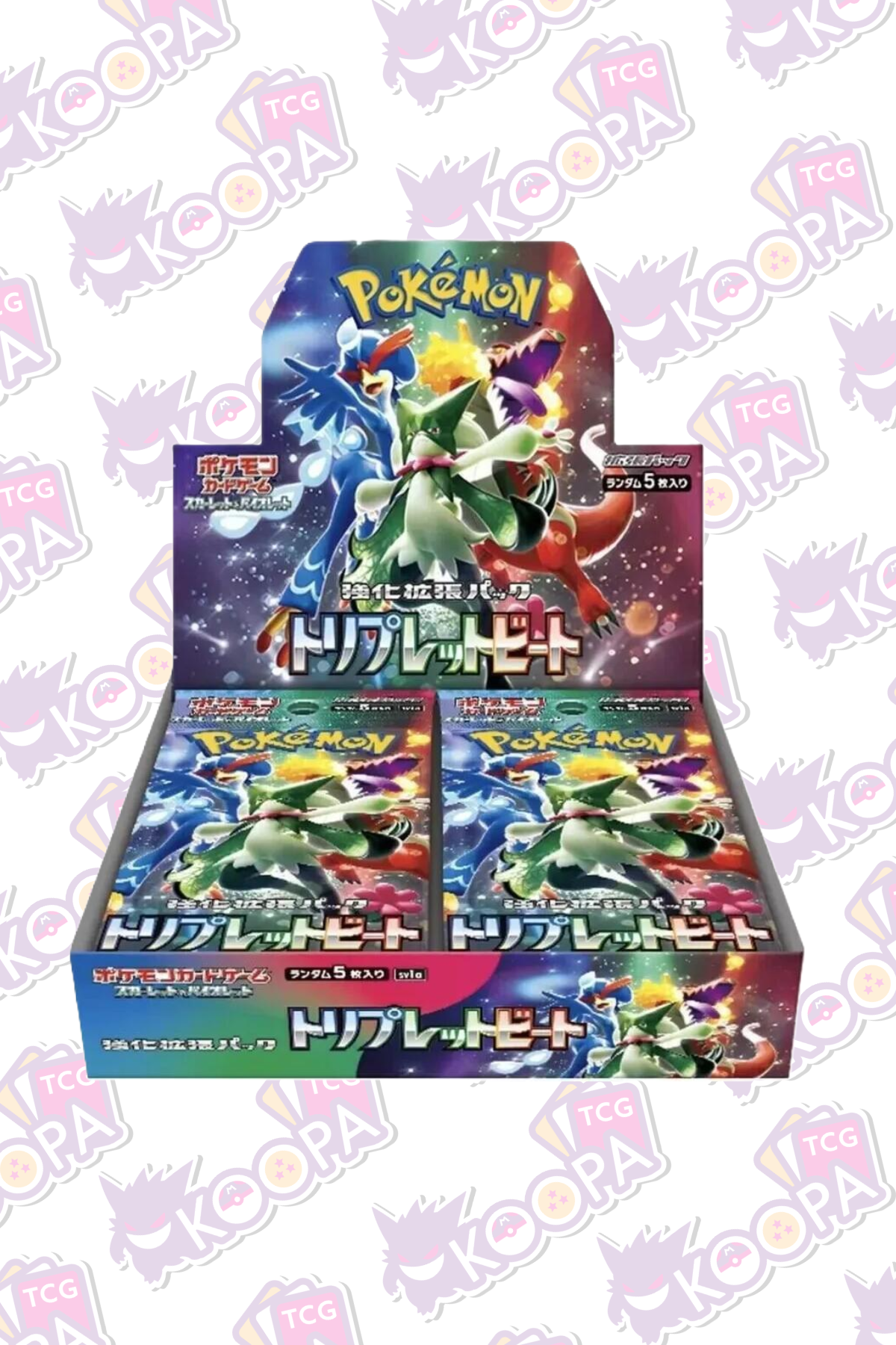 Pokemon Booster Packs SEALED Japanese Pokemon TCG: Triplet Beat Booster Box - 30 Packs (SV1a) Card List Pokemon Booster Packs SEALED Japanese Pokemon TCG: Triplet Beat Booster Box - 30 Packs (SV1a) Card List