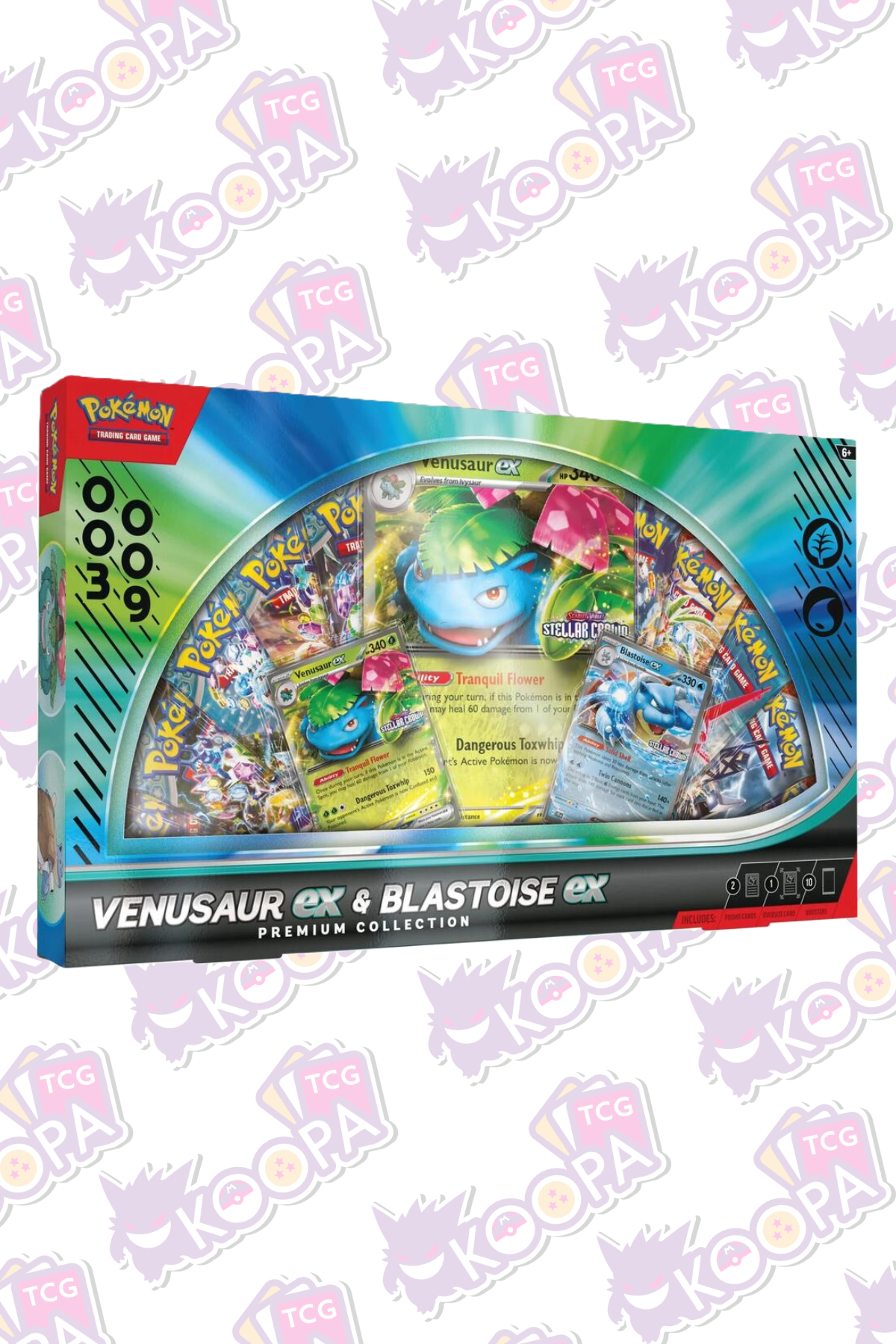 Pokemon TCG: Venusaur ex & Blastoise ex Premium Collection
