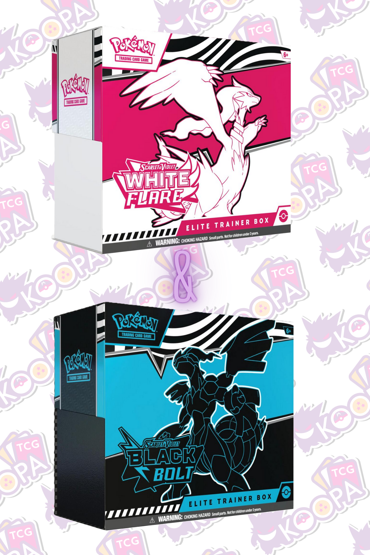 Pokemon TCG: Black Bolt & White Flare Elite Trainer Boxes (ETB)