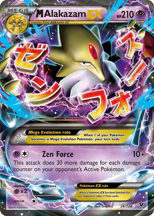 M Alakazam EX - 26/124 | Ultra Rare | (FCO | XY - Fates Collide)