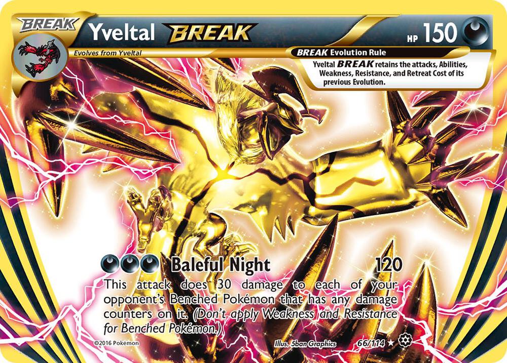 Yveltal BREAK - 66/114 | Rare BREAK | (STS | XY - Steam Siege)