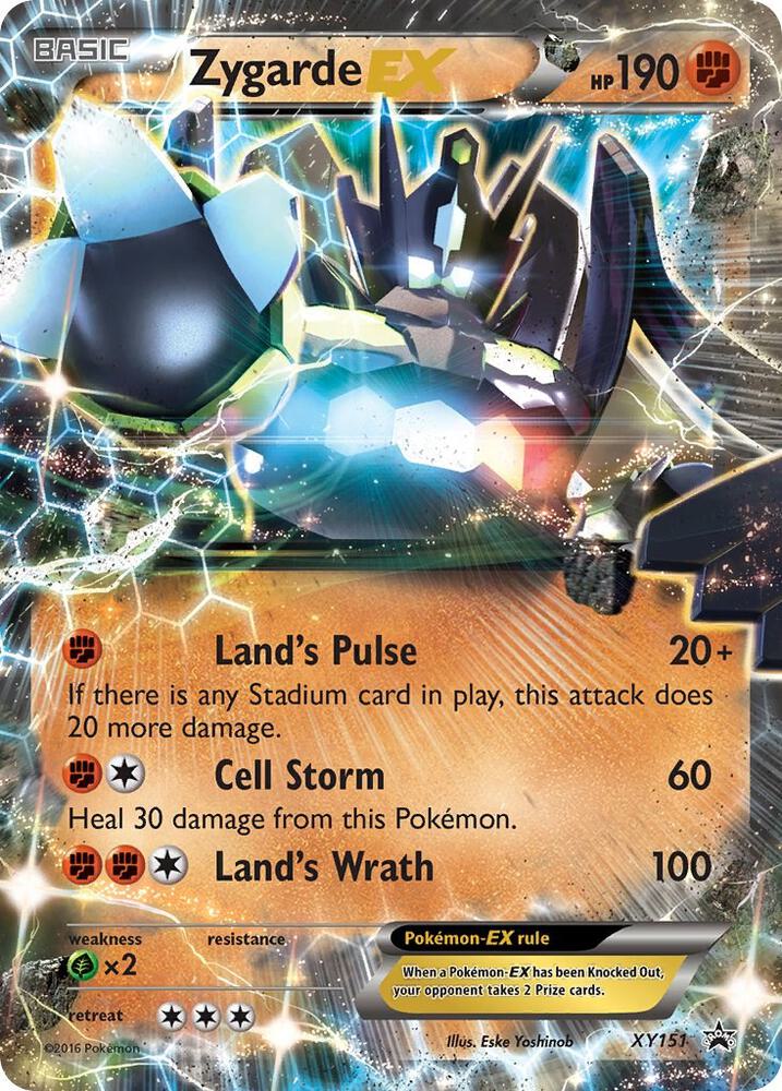 Zygarde EX (Shiny) - XY151 | Promo | (PR | XY Promos)