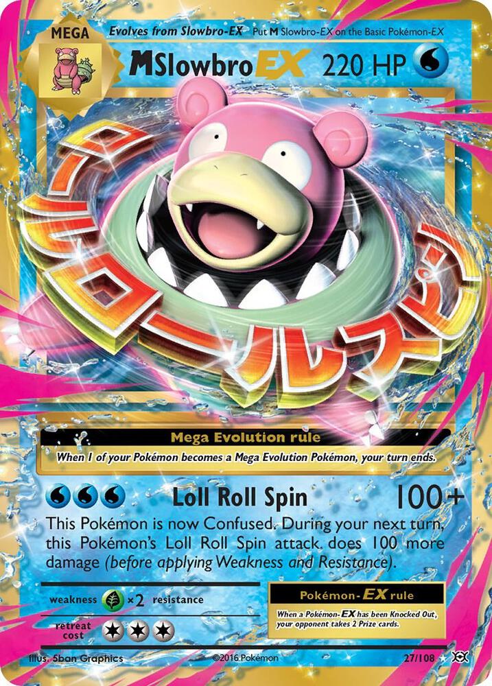 M Slowbro EX - 27/108 | Ultra Rare | (EVO | XY - Evolutions)