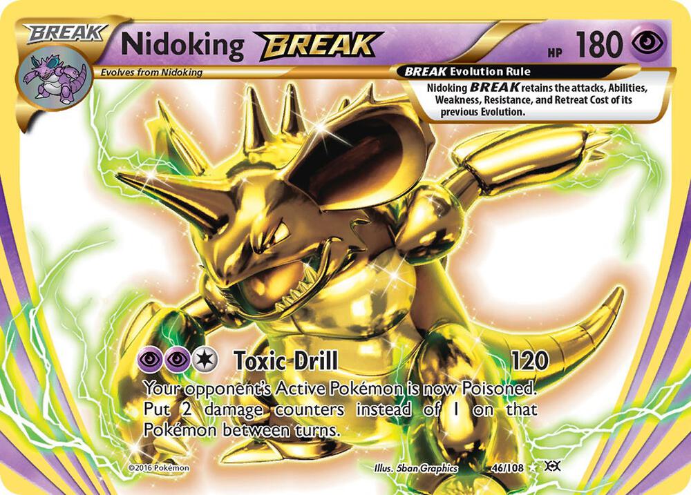 Nidoking BREAK - 46/108 | Rare BREAK | (EVO | XY - Evolutions)