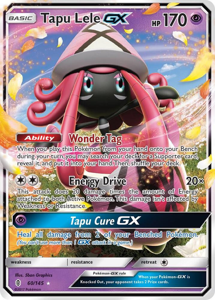 Tapu Lele GX - 60/145 | Ultra Rare | (SM02 | SM - Guardians Rising)