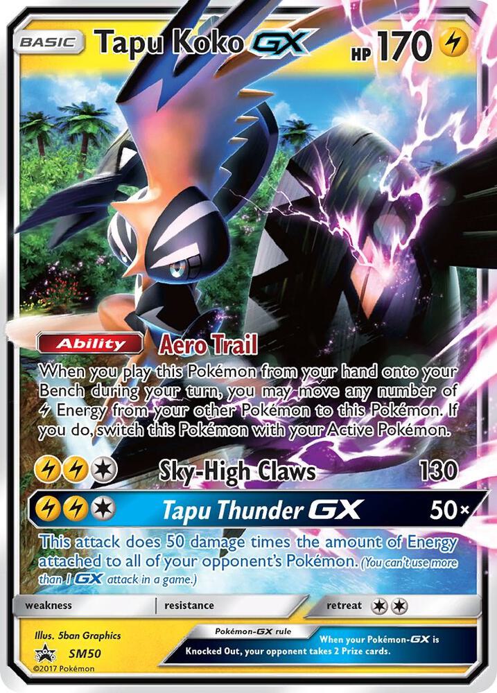 Tapu Koko GX - SM50 | Promo | (SMP | SM Promos)