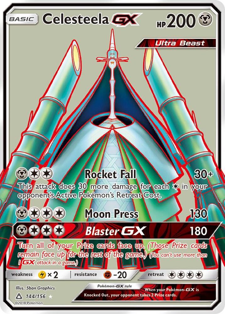 Celesteela GX (Full Art) - 144/156 | Ultra Rare | (SM05 | SM - Ultra Prism)