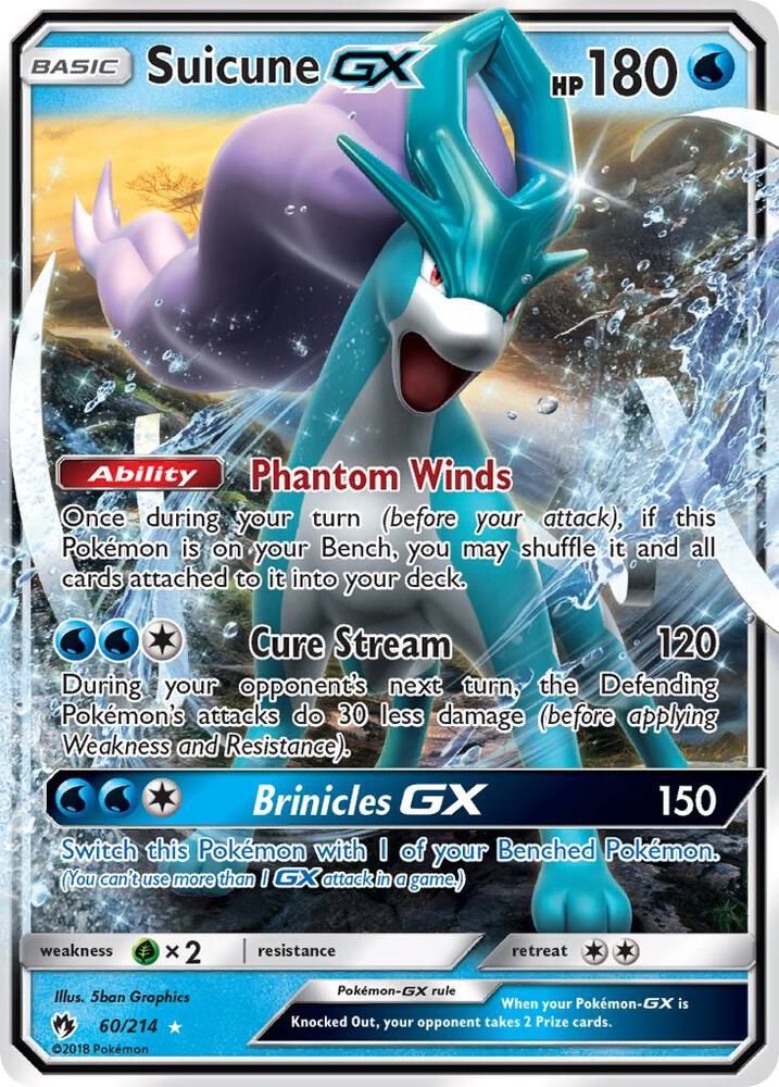 Suicune GX - 60/214 | Ultra Rare | (SM8 | SM - Lost Thunder)