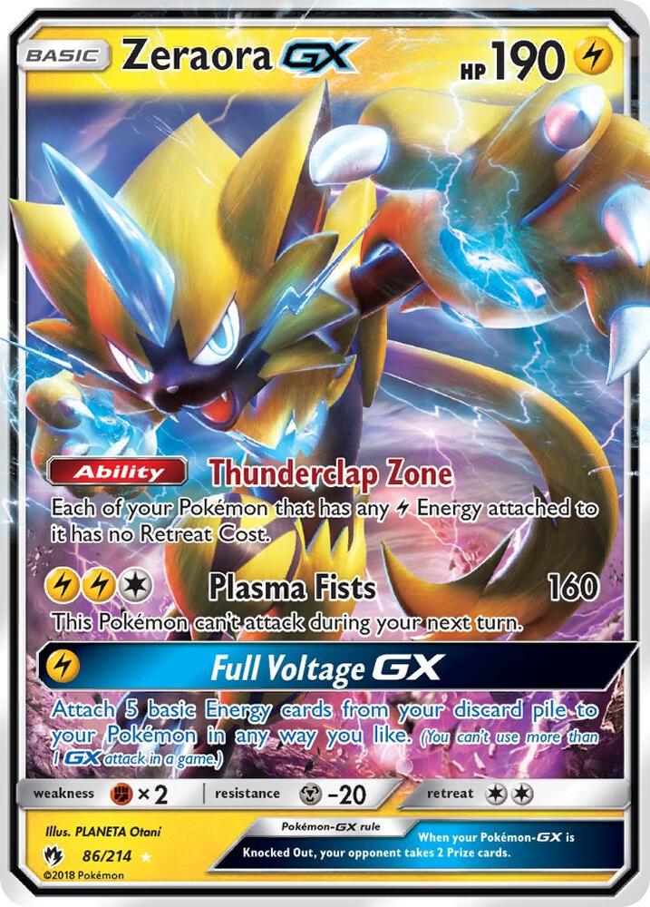 Zeraora GX - 86/214 | Ultra Rare | (SM8 | SM - Lost Thunder)