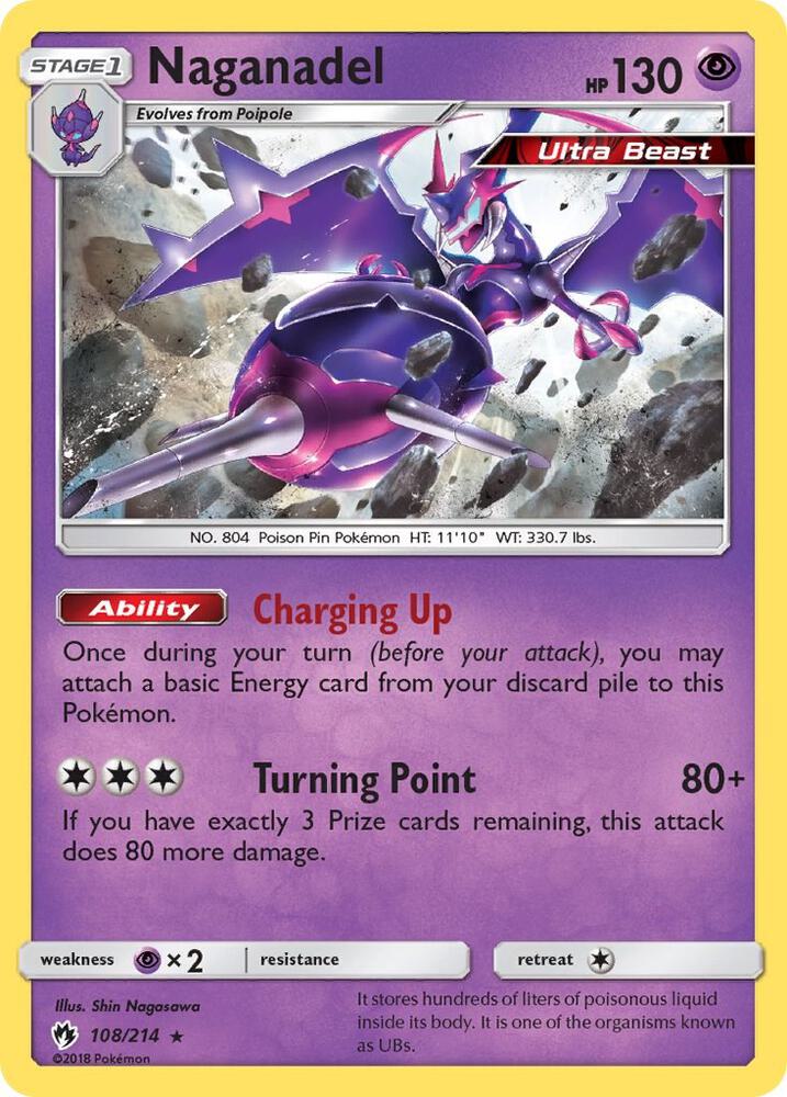 Naganadel - 108/214 | Holo Rare | (SM8 | SM - Lost Thunder)