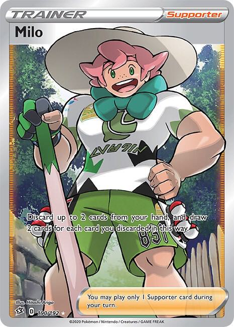 Milo (Full Art) - 190/192 | Ultra Rare | (SWSH02 | SWSH02: Rebel Clash)