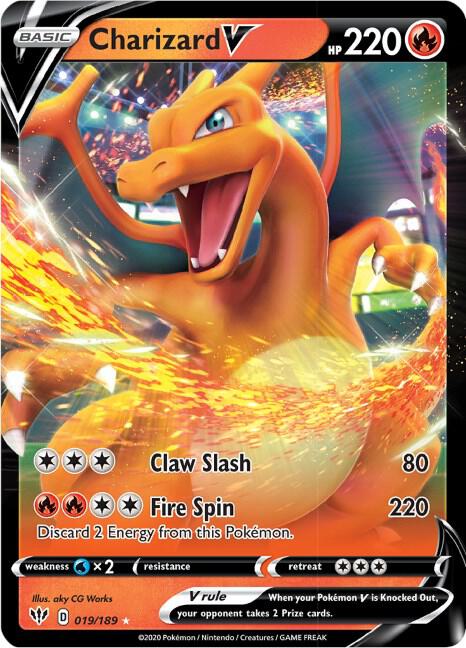Charizard V - 019/189 | Ultra Rare | (SWSH03 | SWSH03: Darkness Ablaze)