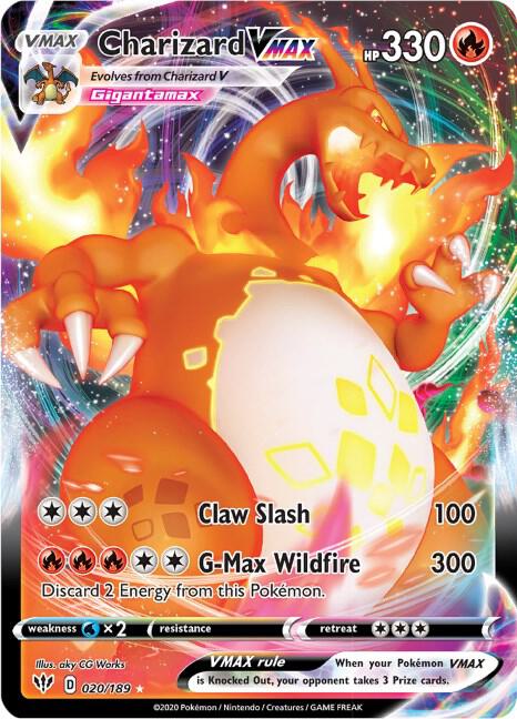 Charizard VMAX - 020/189 | Ultra Rare | (SWSH03 | SWSH03: Darkness Ablaze)