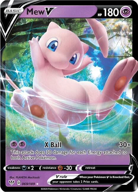 Mew V - 069/189 | Ultra Rare | (SWSH03 | SWSH03: Darkness Ablaze)