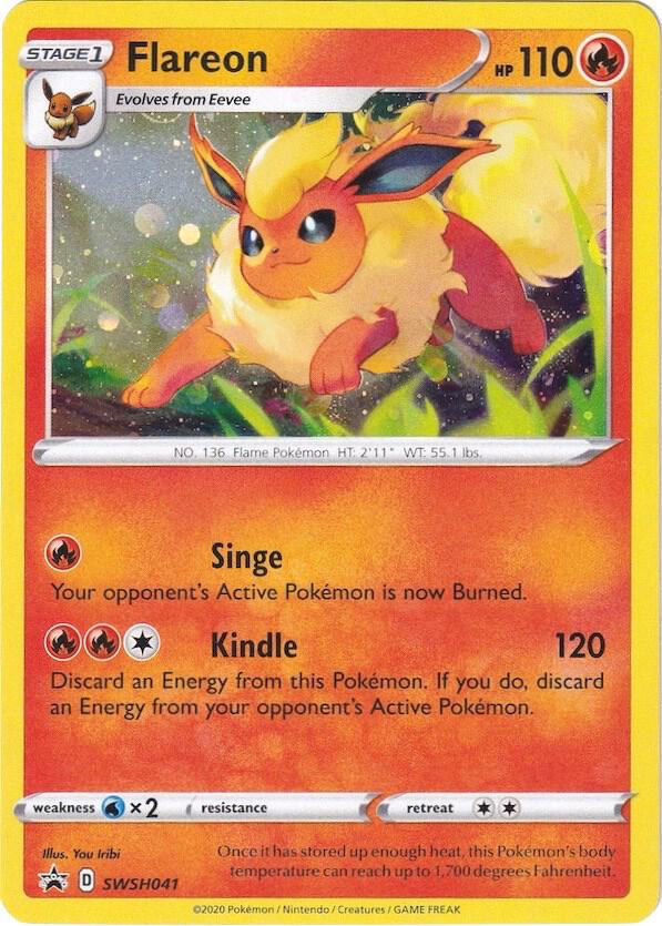 Flareon - SWSH041 | Promo | (SWSD | SWSH: Sword & Shield Promo Cards)