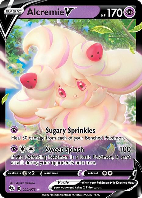 Alcremie V - 22/73 | Ultra Rare | (CHP | Champion's Path)