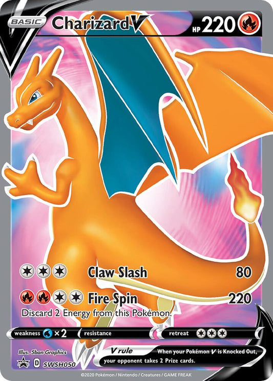 Charizard V - SWSH050 | Promo | (SWSD | SWSH: Sword & Shield Promo Cards)