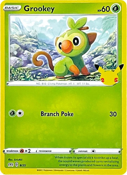 Grookey - 8/25 - 008/025 | Promo | (M21 | McDonald's 25th Anniversary Promos)