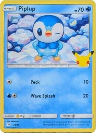 Piplup - 20/25 - 020/025 | Promo | (M21 | McDonald's 25th Anniversary Promos)