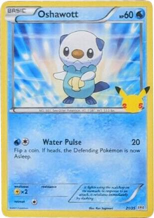 Oshawott - 21/25 - 021/025 | Promo | (M21 | McDonald's 25th Anniversary Promos)