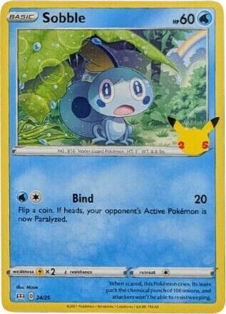 Sobble - 24/25 - 024/025 | Promo | (M21 | McDonald's 25th Anniversary Promos)